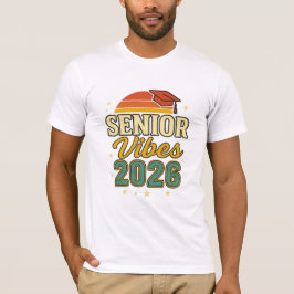 Senior Vibes 2026 – Afstudeer T-Shirt Ontwerp  