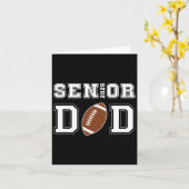 Senior Voetbal Dad CL van 2025 Afstuderen Afstuder Kaart (Gele Bloem)