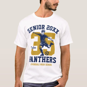 Senior Voetbalspeler Aangepast Sportteam Wedstrijd T-shirt