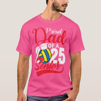 Senior volleybal Dad 2025 Trotse vader van een vol T-shirt
