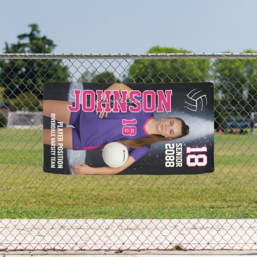 Senior Volleyball Girls Player Custom Sports Photo Spandoek (Insitu)
