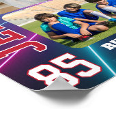 Senior Volleyball Team Sports Player Photo Collage Poster (Hoek)