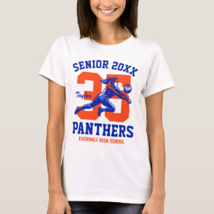 Senior Volleybalteam Aangepaste Sportieve Wedstrij T-shirt
