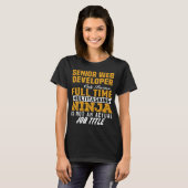 Senior Web Developer T-shirt (Voorkant volledig)