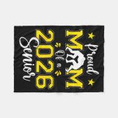 Senior Worstelmama 2026 Senior Mama Kl Van 2026  Fleece Deken (Voorkant (Horizontaal))