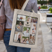 Senior Year Friends Fotocollage 2025 Afstuderen Tote Bag