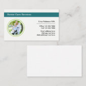 Senior zorgverlener Geregistreerde verpleegkundige Visitekaartje (Voorkant / Achterkant)