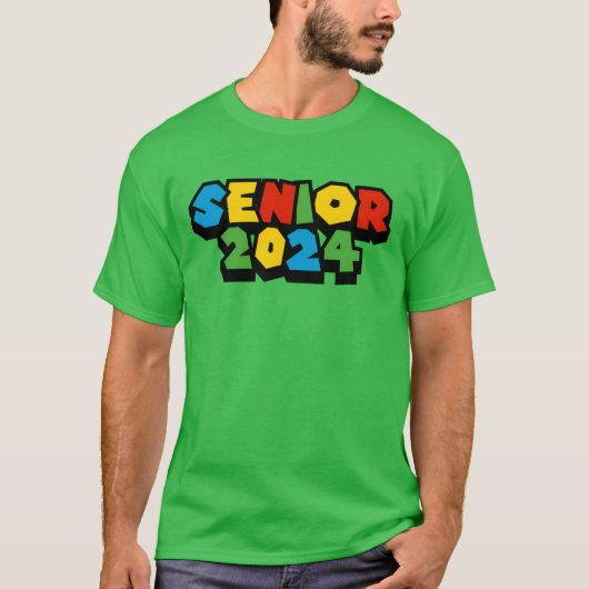 Senioren 2024 vrienden t-shirt (Voorkant)