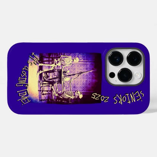 Senioren 2025, "Het is sluitingstijd" Case-Mate iPhone Case (Achterkant (horizontaal))