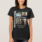Senioren Class Friends Photo Collage T-Shirt (Voorkant)