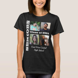Senioren Class Friends Photo Collage T-Shirt