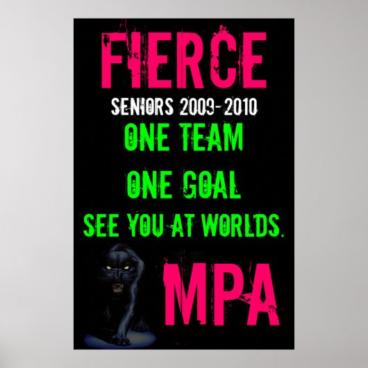 Senioren - Groot Poster met doelstelling (Voorkant)