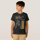 Senioren Klasse van 2021 African Kente Afstuderen  T-shirt (Voorkant volledig)