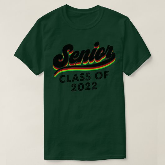 Senioren Klasse van 2022 32 T-shirt (Design voorkant)