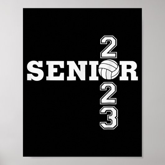 Senioren van volleyball Senior Boys Girls Poster (Voorkant)