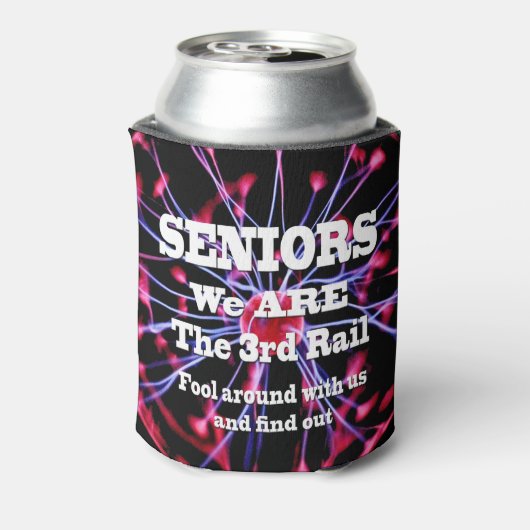 Senioren Wij zijn de derde rail Blikjeskoeler (Blikje Achterkant)