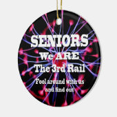 Senioren Wij zijn de derde rail Keramisch Ornament (Links)