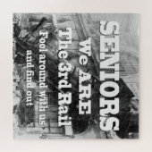 Senioren Wij zijn de derde rail Legpuzzel (Horizontaal)