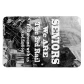 Senioren Wij zijn de derde rail Magneet (Horizontaal)