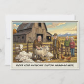 Seniorendag op de boerderij uitnodiging (Voorkant)