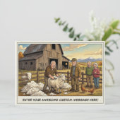Seniorendag op de boerderij uitnodiging (Staand voorkant)
