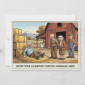 Seniorendag op de boerderij uitnodiging (Voorkant)