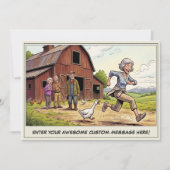 Seniorendag op de boerderij uitnodiging (Voorkant)