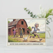 Seniorendag op de boerderij uitnodiging (Staand voorkant)