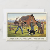 Seniorendag op de boerderij uitnodiging (Voorkant)