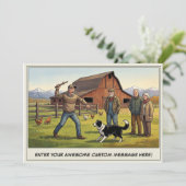 Seniorendag op de boerderij uitnodiging (Staand voorkant)