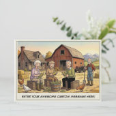 Seniorendag op de boerderij uitnodiging (Staand voorkant)