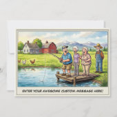 Seniorendag op de boerderij uitnodiging (Voorkant)