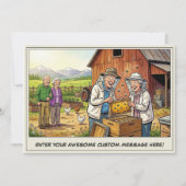 Seniorendag op de boerderij uitnodiging (Voorkant)