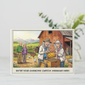 Seniorendag op de boerderij uitnodiging (Staand voorkant)