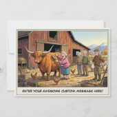 Seniorendag op de boerderij uitnodiging (Voorkant)