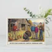 Seniorendag op de boerderij uitnodiging (Staand voorkant)