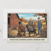 Seniorendag op de boerderij uitnodiging (Voorkant)