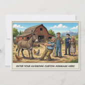 Seniorendag op de boerderij uitnodiging (Voorkant)