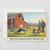 Seniorendag op de boerderij uitnodiging (Voorkant)