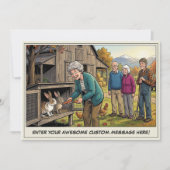 Seniorendag op de boerderij uitnodiging (Voorkant)