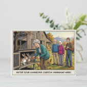 Seniorendag op de boerderij uitnodiging (Staand voorkant)