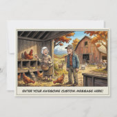 Seniorendag op de boerderij uitnodiging (Voorkant)
