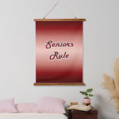 Seniorenregel Hangend Wandkleed (Slaapkamer)