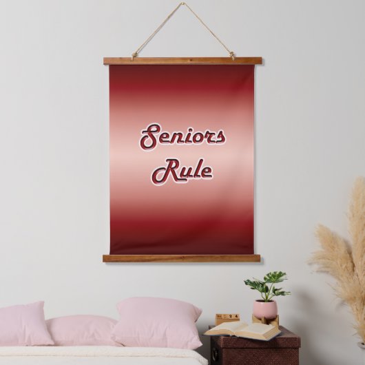 Seniorenregel Hangend Wandkleed (Slaapkamer)