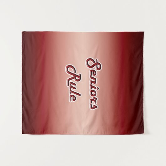 Seniorenregel Wandkleed (Voorkant (horizontaal))