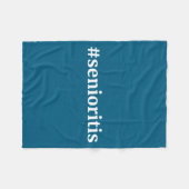 #senioriteitsziekte fleece deken (Voorkant (Horizontaal))