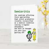 Senioritis Kaart (Gele Bloem)