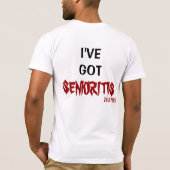 senioritis t-shirt (Achterkant)