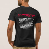 SENIORITIS T-SHIRT (Achterkant)