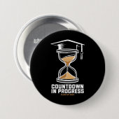 Seniorklas van 2025 Countdown naar afstudeercadeau Ronde Button 7,6 Cm (Voorkant /achterkant)